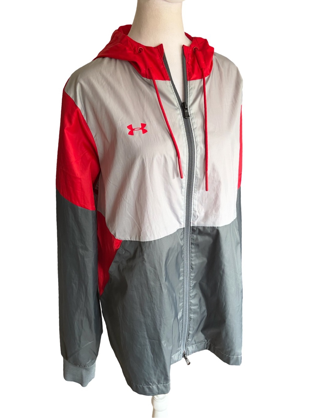 Under Armour Legacy Team Women’s XL Tall Loose Windbreaker Jacket - Picture 7 of 16